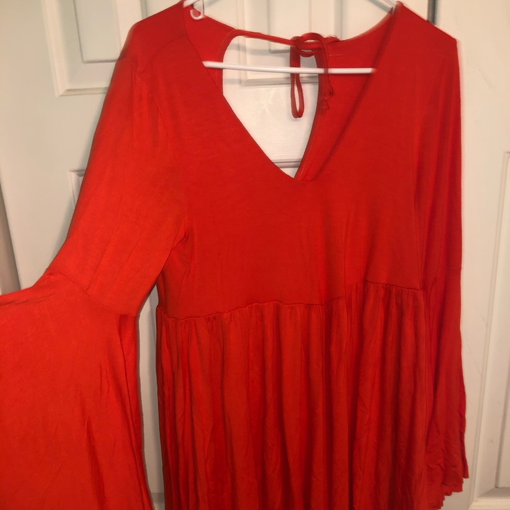Free People Dress with Bell bottom Sleeves